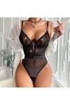 UOWEG 2023 de pêche évider chaîne en métal Ensemble de sous-vêtements Sexy Lot Lingerie Black, M 