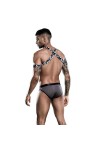 WRAZA Hommes Harnais Sangles sous-Vêtements Bandage Lingerie Adulte Esclave Jeu de Rôle Costumes érotique Clubwear Tenues de 