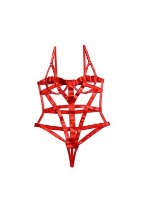 Jarretière à Bretelles, Ceintures Réglables, une Pièce, à Bretelles Complètes, Sangle Croisée, érogène, Chaude pour Lune de M