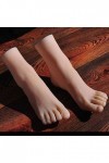 yunyu Pied de Mannequin, Pied en Gel de silice Mannequins 36A modèle de Pied en Silicone, Beau Pied féminin, Accessoires de P