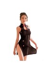 SINMIUANIME Nuisette sexy chinoise classique avec broderie Cheongsam pour femme 7989Rouge 