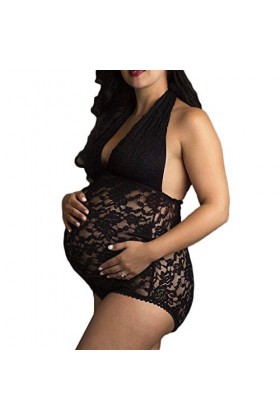 Ensemble de lingerie érotique pour femme Sexy Sexy Licol Dentelle Mode Femme enceinte Bodys Sous-vêtements Sexy Combinaison S