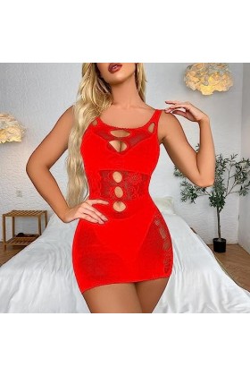 SAAKO Robe Costumes érotiques Femme fête Porter résille Sexy Lingerie Porno Nuisette Femmes Chemise de Nuit