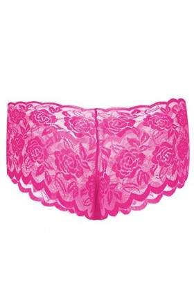 Hommes Sexy Lingerie Dentelle G-String Sissy sous-vêtement Tanga Thongs Bikini Slip avec Jarretière Briefs Boxers Culottes Re