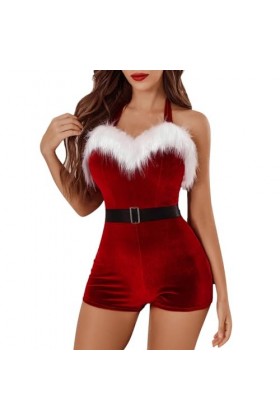 RYTEJFES Lingerie sexy pour femme, Dessuesexy Costume érotique sexy pour femme Ensemble de lingerie sexy de Noël pour femme E