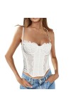 Lingerie Femme Sexy Ensemble Homme Sexy Hot y28.k Femmes Mode Sexy Dentelle Corset Vintage Bustier Spaghetti Sangle Dos désos