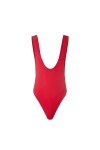 Hommes Body String Leotard Bodysuit Singlet Jumpsuit Coupe Haute Une Pièce Sans Manches Color:red,Size:XL 