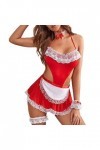 WEITING Lingerie Sexy Ensembles Cosplay Uniforme Femmes Dentelle Évider Sous-Vêtements Chauds Jupe Ensemble Ouvert Sexy Costu