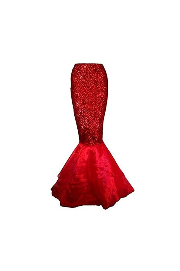 HARRI Femmes Sexy Sirène Halloween Costume Mascarade Soirée Paillettes Basque Robe X-Large, Vert 