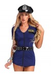 TSSOE Vêtements Sexuels pour Femmes - Costume de Police Sexy pour Halloween - Costume de Policier - Costume de Police Sexy No