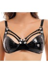 Lingerie Sexy Femme Coquine Hot Seductive Lingerie Brassière sans Fil,Noir,XL
