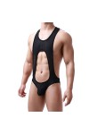 SKFLABOOF Coquin Body Homme Adulte Jockstrap Érotique Slip Borat Drole Moulant Mankini Transparent Deguisement Strip-Tease Co