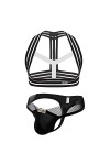 SKFLABOOF Bite Boxer Homme Adulte Jockstrap Moulant Costume Borat Transparent Sexy Hot Mankini Coquin Slip Strip-Tease Deguis