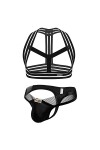 SKFLABOOF Bite Boxer Homme Adulte Jockstrap Moulant Costume Borat Transparent Sexy Hot Mankini Coquin Slip Strip-Tease Deguis