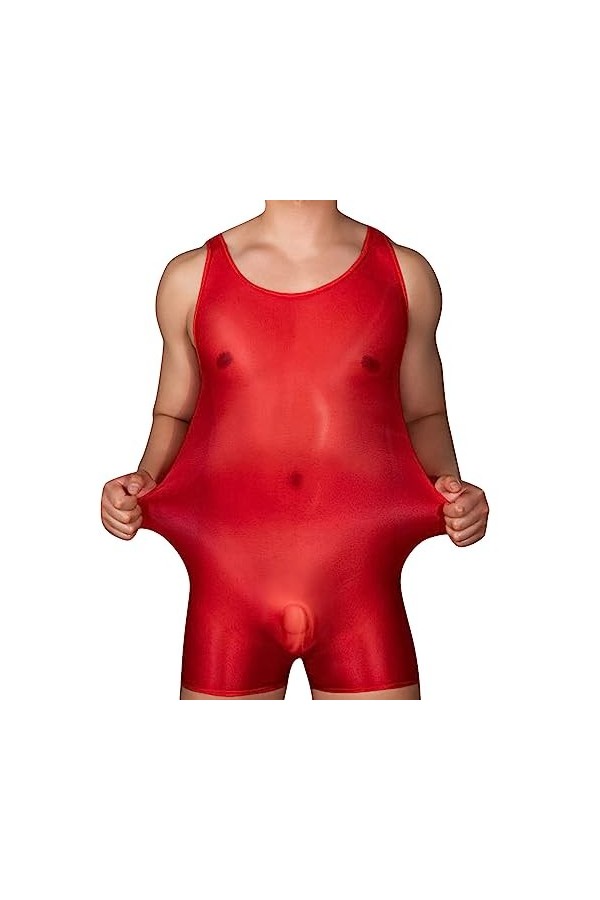 SKFLABOOF Sexy Hot Boxer Gay Drole Jockstrap Slip Ficelle Bite Moulant Mankini Érotique Deguisement Bonbon Costume Transparen