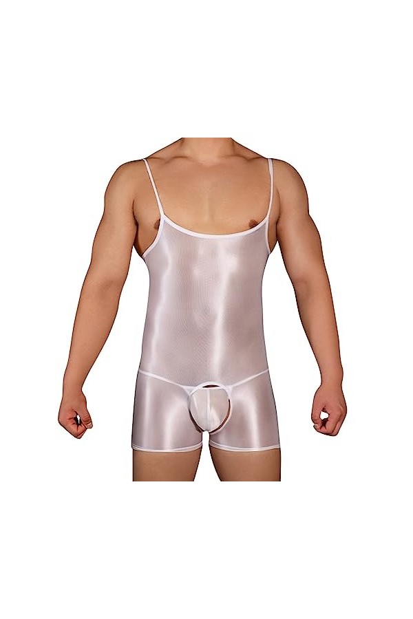 SKFLABOOF Sexy Hot String Gay Drole Transparent Deguisement Noel Jockstrap Coquin Mankini Moulant Slip Strip-Tease Costume Bi