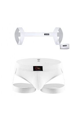 SKFLABOOF Drole Mankini Homme Adulte Jockstrap Moulant Costume Borat Bite Transparent Body Érotique Slip Bonbon Deguisement C