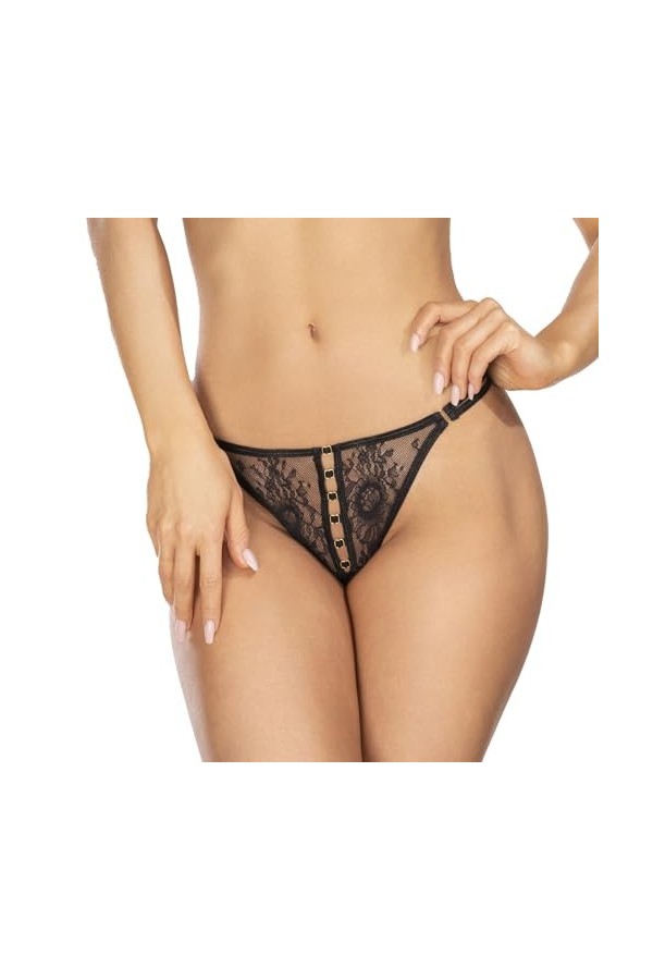 Axami String Séduisant V-10658, Noir,XL