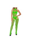 ZTIANEF Ensembles De Pyjama Femme Résille Lingerie Sexy Creux Transparent Bas Transparent Vêtements De Nuit,Fruit-Vert,Taille