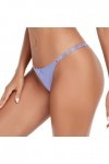 ZTIANEF Nuisettes Sexy Femme Culottes Sexy Slips Noeud Papillon Tongs G-String Lingerie Perspective sous-Vêtements sans Coutu