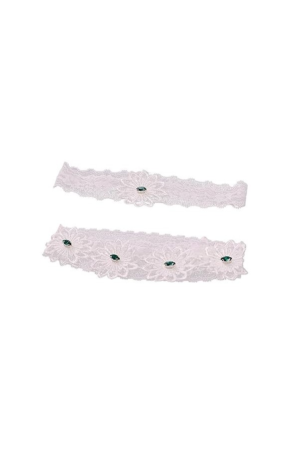 SOIMISS 2 Paires De Jarretières De Mariage Jarretière De Mariée De Mariage Jarretière De Mariée Porte-Jarretelles De Mariage 