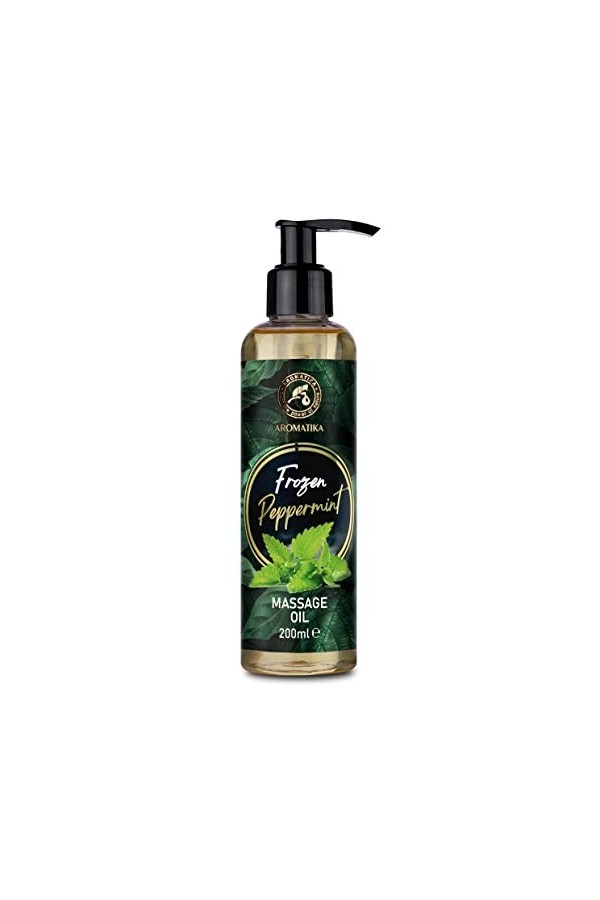 Huile de Massage Santal 200ml - Huile de Massage Relaxante - Huile pour Massage et Relaxation