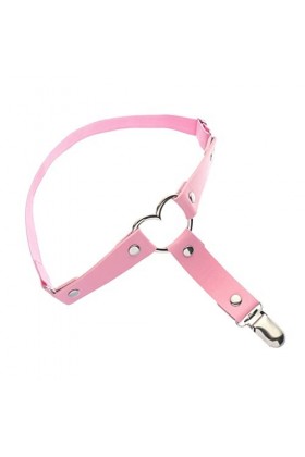 TRENIS 1PC Punk jarretelles jambe anneau coeur cuir harnais jarretière femmes réglable élastique jarretelle sangle accessoire