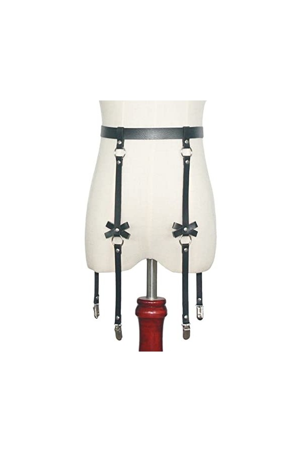 WSZJLN Harnais de taille sexy jarretelles ceinture corps sangles de jambe cage rock punk bijoux Harajuku festival tenue