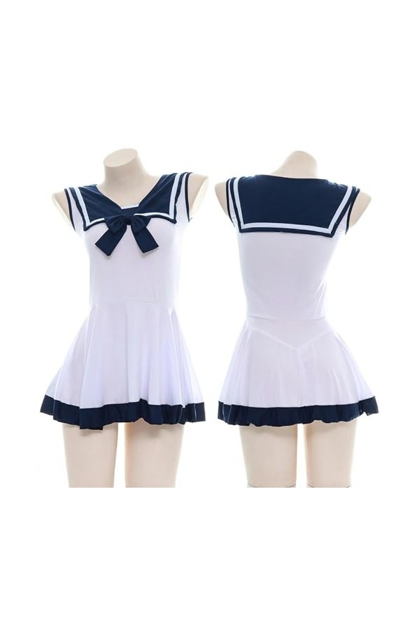 AYAZER Costume décolière JK pour femme, Lingerie sexy, robe Lolita, uniforme de marin Cosplay,&nbsp;&nbsp;&nbsp;vêtements de jeu de rôle ja