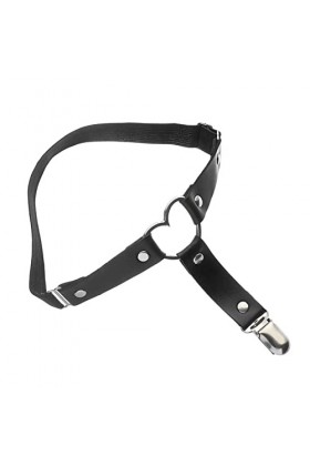 TRENIS Coeur Ailes Bowknot Jarretière Femmes En Cuir Pu Élastique Jambe Jarretelles Cuisse Harnais Punk Gothique Accessoire 