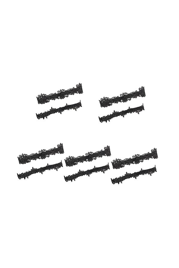 SOIMISS 10 Pièces Dentelle Jambe Anneau Jarretière De Mariage De Bal Jarretière Jarretière pour La Mariée Jambe Décoration Ja