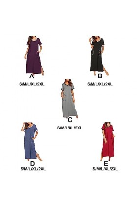 YIUPEDRFG Chemises de nuit en soie pour femmes - Look romantique et flatteur pour la nuit en différentes couleurs, noir, XXL