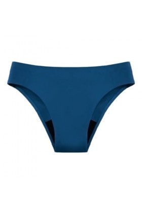 Briskorry Ensemble de slips en coton pour femme - Sous-vêtements sexy - Taille V - Confortable - Sans coutures - Hipster, ble