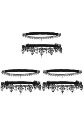 WRITWAA 3 Paires De Jarretières De Mariage En Dentelle Jarretières En Dentelle Pour Femmes Et Filles Jarretelles De Jambe De 