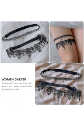 WRITWAA 3 Paires De Jarretières De Mariage En Dentelle Jarretières En Dentelle Pour Femmes Et Filles Jarretelles De Jambe De 