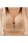 PowerFul-LOT Brassière Dentelle Femme Brassière sans Armature sans Couture Soutien-Gorge de Sport Sports Bra Boucle Latérale 