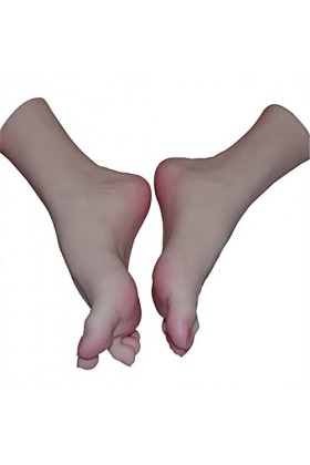Pied de Mannequin en Silicone, Pied de Mannequin Pieds Réalistes Femmes Chaussette TPE Pieds Modèle Outils pour Chaussures et