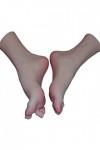 Pied de Mannequin en Silicone, Pied de Mannequin Pieds Réalistes Femmes Chaussette TPE Pieds Modèle Outils pour Chaussures et