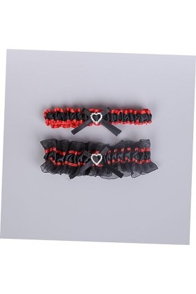 ibasenice Jarretière De Mariée Jarretières De Mariée 2 Pièces Ensemble De Style Européen Mariée Jarretière