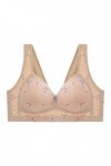 PowerFul-LOT Brassière Dentelle Femme Brassière sans Armature sans Couture Soutien-Gorge de Sport Sports Bra Boucle Latérale 
