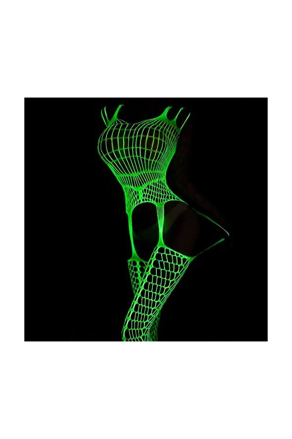 Temptshow Mini robe sexy pour femme avec filet de pêche - Tenue moulante - Gris 1