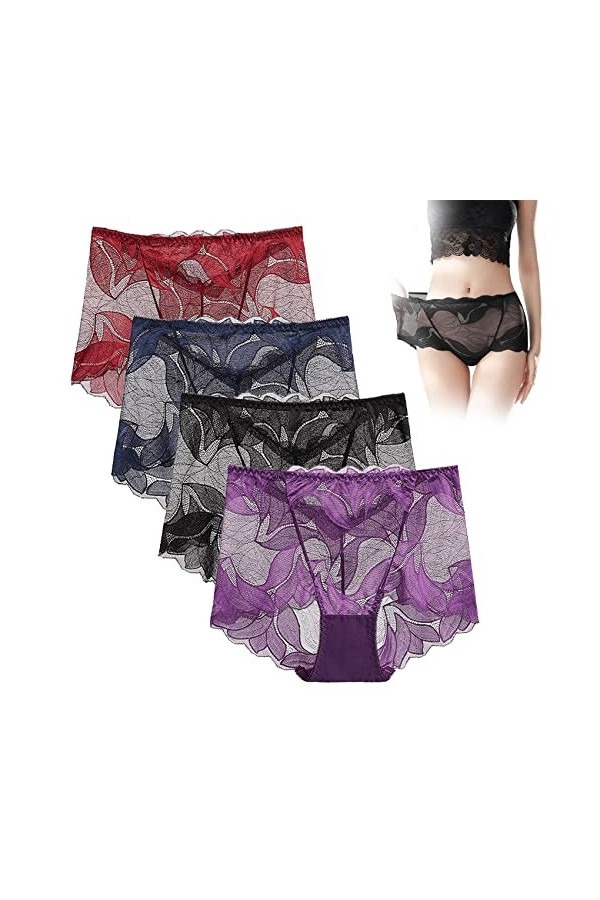 Jeputane Ladies Silk Lace Handmade Underwear,Ladies Silk Lace Italian Handmade Underwear,Ladies Silk Lace Handmade Panties C