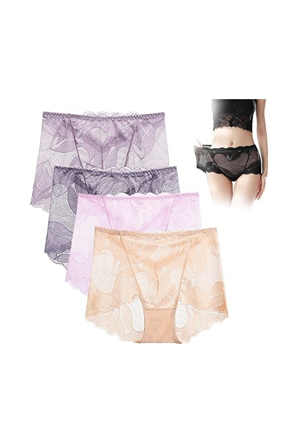 Jeputane Ladies Silk Lace Handmade Underwear,Ladies Silk Lace Italian Handmade Underwear,Ladies Silk Lace Handmade Panties C