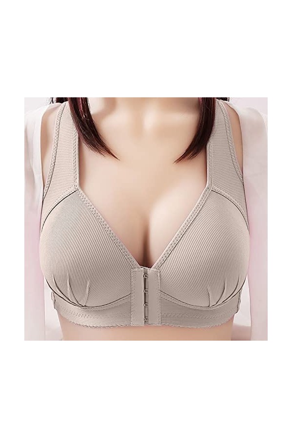 PowerFul-LOT Brassière Dentelle Femme Brassière sans Armature sans Couture Soutien-Gorge de Sport Sports Bra Boucle Latérale 