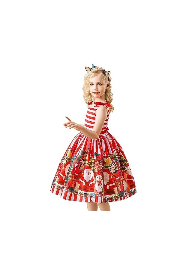 Cipliko Noël pour enfant | Noël à manches courtes | Noël décontractée avec bonhommes neige, cloches, Père Noël, mariage, peti