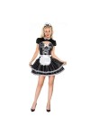 SHANHE Séduisante Lolita Robe Costume de Femme de Chambre Française pour les Femmes sur Halloween Dress-up Party Sexy Cosplay