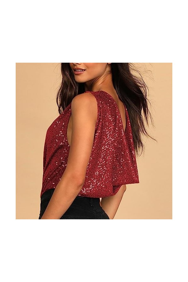 UOWEG Sens Supérieur Flash Discothèque Sexy V Cou Dos Socialite Soirée Combinaison Tempérament Élégant Tout avec Une Base Bod