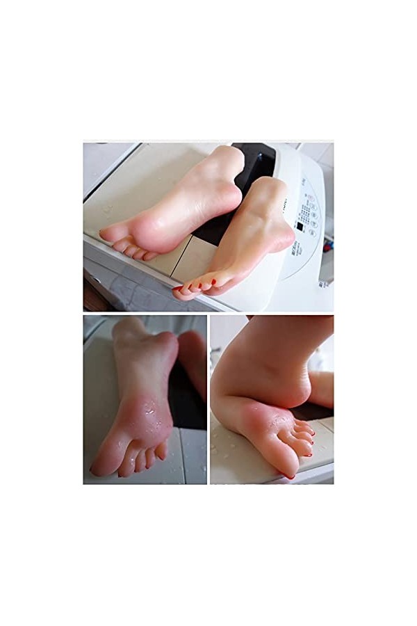 Pied de Mannequin en Silicone, modèle daffichage de Pied 1 Paire, modèle de Pieds réalistes en Silicone Liquide 36 Affiche