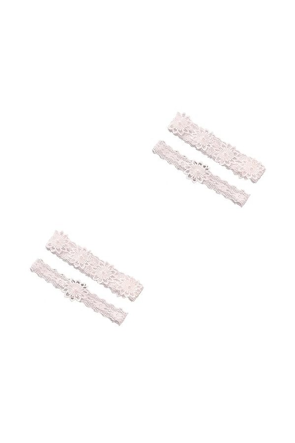 SOIMISS 2 Paires Jarretières pour Mariée Jarretières De Mariage Porte-Jarretelles De Mariage Jarretière De Mariée Jarretière 