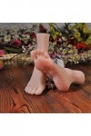 Pied de Mannequin en Silicone, modèle daffichage de Pied 1 Paire modèle de Pieds en Silicone TPE, 39 Mannequin en Forme d